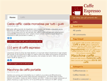 Tablet Screenshot of caffe-espresso-italiano.com